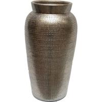 HS Potterie Zilver Goud vaas Marrakesh 19x45 - Zilver goud vaas 19x45