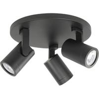 Highlight Halo Spot - Plafondlamp - GU10 - 25 x 25 x 11,5cm - Zwart