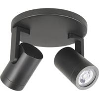 Highlight Halo Spot - Plafondlamp - GU10 - 17 x 17 x 11,5cm - Zwart