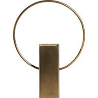 BePureHome Ring Vaas - Metaal - Antique Brass - Set van 2