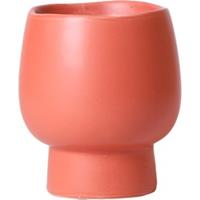 Kolibri Home | Scandic terracotta bloempot - Terracotta kleurige keramieken sierpot - potmaat Ø12cm