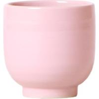Kolibri Home | Glazed bloempot - Roze keramieken sierpot met glans - potmaat Ø6cm