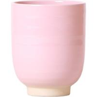 Kolibri Home | Glazed bloempot - Roze keramieken sierpot met glans - potmaat Ø9cm