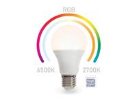 Rgb smart-wi-fi-lampe - KALTWEIß & WARMWEIß - E27 - A60 - Perel