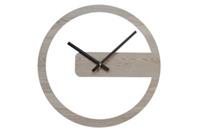SIBAL Design.Home Wanduhr Uhr Modern Forms (50cm Durchmesser) braun-kombi