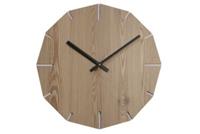 SIBAL Design.Home Wanduhr Uhr Klassisch (50cm Durchmesser) braun-kombi