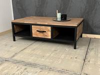 Het Steigerhouthuis Steigerhouten Salontafel Industrieel Spring - 110 x 60 x 40 cm