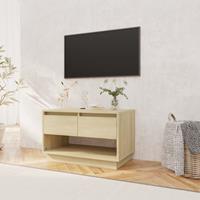 Tv-meubel 70x41x44 cm spaanplaat sonoma eikenkleurig