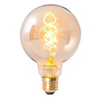 Naeve Leuchten LED-Filamentlampe Globe E27 G95 4W 180lm 1800K 3er