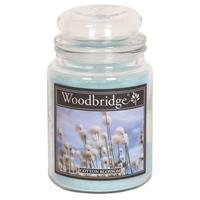 Spiru Woodbridge Geurkaars in Glas 'Cotton Blossom' - 565 gram