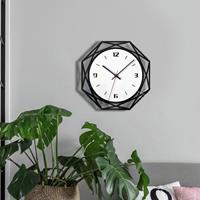 huismerk Home Decoration Acryl Muur Klok Creative Transparent Clock (Zwart)