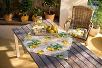 HOME Living Tischdecken Zitronen Tischdecken bunt