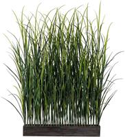 Creativ green Kunstpflanze »Kunststoffgras Raumteiler« Gras, , Höhe 150 cm, im Holzkasten