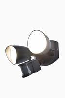 Lutec SHRIMP + PIR 7622222012 LED-buitenlamp met bewegingsmelder (wand) Energielabel: F (A - G) LED LED 23.5 W Zwart