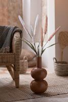 HOME Living Kunstpflanzen SPAR-SET 2x Graswedel Kunstpflanzen rosa/weiß