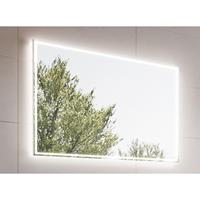 NewWave Jade spiegel 160x70cm met verlichtingsbalk, indirecte verlichting rondom, 3 standen touch schakelaaren en spiegelverwarming 75733325