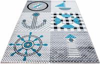 Ayyildiz Teppiche Vloerkleed voor de kinderkamer Kids 510 maritiem laagpolig tapijt