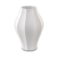 Yomonda Vase 18,5 cm Concave 12 x 12 x 18,5 cm weiß