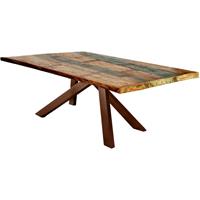 SIT MÖBEL TABLES & CO Tisch 180x100 cm Platte Altholz, Gestell Metall