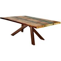 SIT MÖBEL TABLES & CO Tisch 200x100 cm Platte Altholz, Gestell Metall