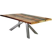 SIT MÖBEL TABLES & CO Tisch 220x100 cm Platte Altholz, Gestell Metall