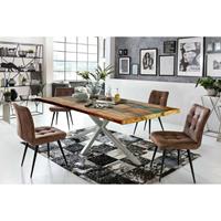 SIT MÖBEL TABLES & CO Tisch 160x85 cm Platte Altholz, Gestell Metall