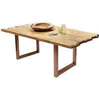 SIT MÖBEL TABLES & CO Tisch 160x90 cm Platte recyceltes Teak, Gestell Metall antikbraun