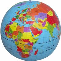 CALY-TOYS Maxi Globe aufblasbarer Globus