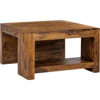 Womo-design Salontafel 70x70x40 cm Natuurlijk Sheesham Hout WOMO Design