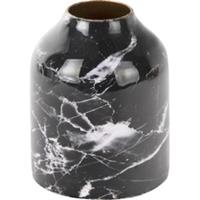Present Time Vase Marble Look straight extra small