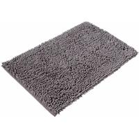 PANA Malibu • Mikrofaser Chenille Bad-Teppich • 50 x 80 cm • Grau - 