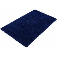 PANA 'Bologna' Chenille Badeteppich aus Mikrofaser • 60 x 100 cm • Blau - 