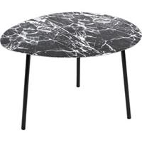 Leitmotiv Side table Ovoid marble