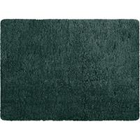 MSV Badkamerkleedje/badmat tapijt - voor de vloer - donkergroen - 50 x 70 cm angharig - Badmatjes
