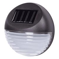 8x Solar Led Verlichting Voor Huis/muur/schutting Wandlamp 11 Cm Zwart - Buitenverlichting