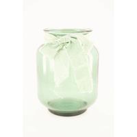 Dijk Natural Collections Vaas Gerecycled Glas-groen-20x25cm