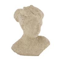 Dijk Natural Collections Vrouwen Beeld Van Cement-grijs-21x16.5x25.5cm