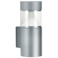 ALBERT LED Wandleuchte in Silber 9W 1200lm IP54