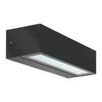 LCD LED Wandleuchte in Graphit 2x 6,25W 2150lm IP65