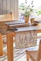 HOME Living Tischläufer Lavendel Tischläufer beige