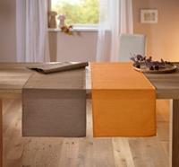 HOME Living Tischläufer SPAR-SET 2x Shiny Orange Tischläufer orange