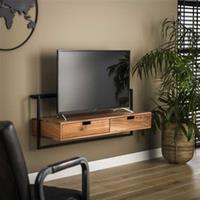 Hoyz Collection Hoyz - TV-meubel Air Solid - 120cm - Bruin en Zwart - Hout