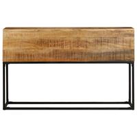 vidaXL Wandtafel 120x30x75 cm ruw mangohout