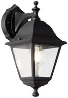 Brilliant Zwarte wandlamp Nissie down 90992A06