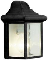 Brilliant Zwarte wandlamp Nissie klassiek 91018A06