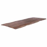 HomingXL Boomstamtafelblad massief Acacia Oud Hout | 220 x 100 cm | Bladdikte 5 cm