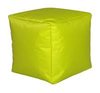 Linke Licardo Sitzwürfel Nylon limone 40/40/40 cm Sitzhocker grün