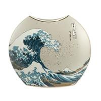 Goebel Vase Katsushika Hokusai - Die Welle bunt