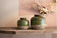 HOME Living Vase Green Vasen grün