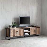 DTP Home TV-meubel Beam Teakhout, 220cm - Naturel
